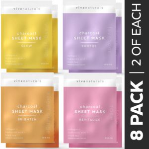 Face Mask For Korean Skincare - Sheet Mask For Detoxifying, Cleansing, Moisturizing And Brightening Skin, Dermatologist Tested Charcoal Face Mask Reviews