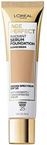 L'Oreal Paris Age Perfect Radiant Concealer With Hydrating Serum And Glycerin, Cream Beige