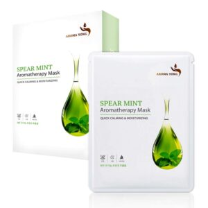 AROMA YONG EWG Green Grade Aromatherapy Spearmint Korean K Beauty Face Sheet Mask